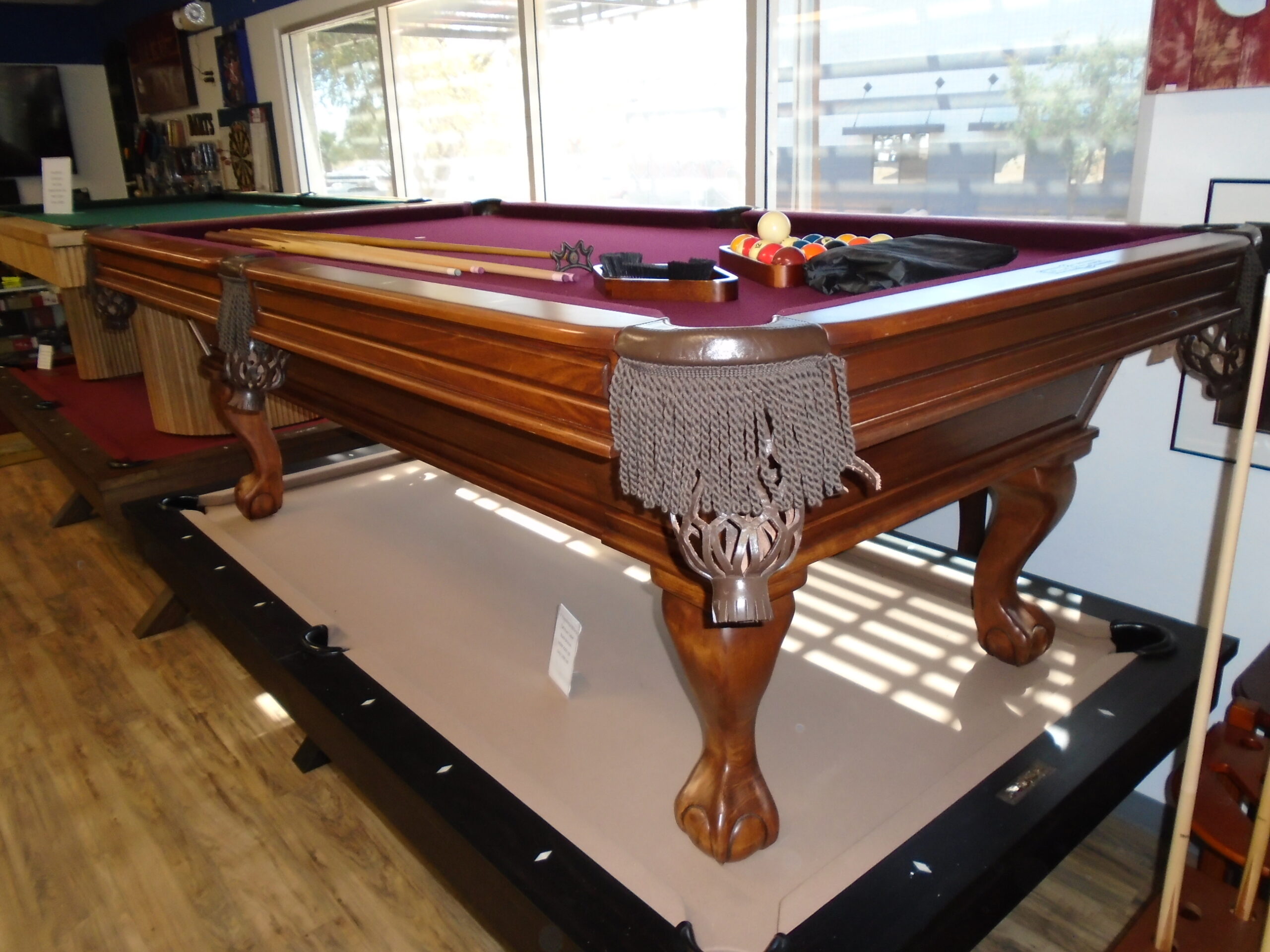 8' Beach Gus Adams Pool Table w/drawer